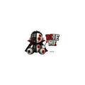 Drac Vampire Sticker – gothic cute vinyl sticker with tiny fangs, 3×3 inch, Voodoo Squad