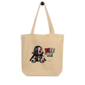 Drac Vampire Tote Bag – gothic cute organic cotton tote bag with tartan patchwork vampire design, Voodoo Squad